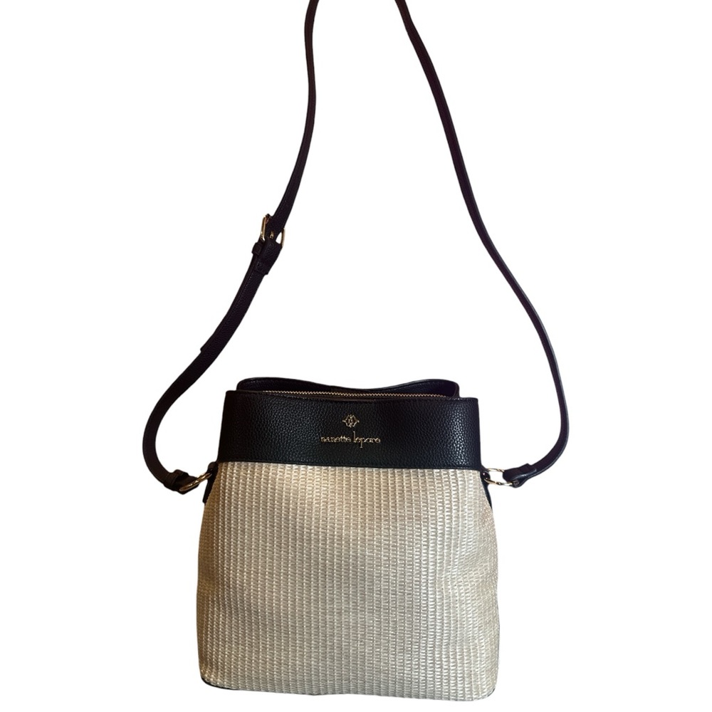 Nanette Lepore NWT Black and Cream Shoulder Bag